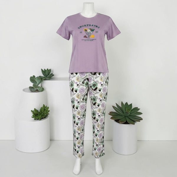 Sweet Escape Co-ord Set Lilac - mannequin front view showing full outfit