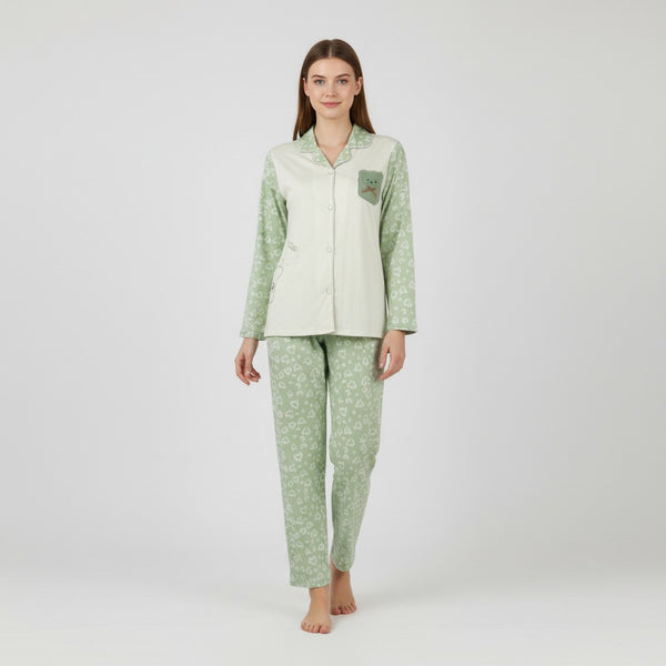 Korean Garden Bear PJ Set