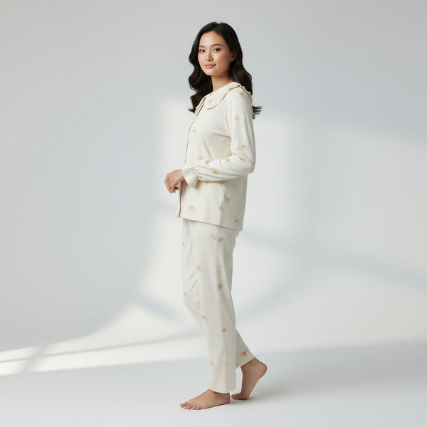 Korean Gold Heart PJ Set