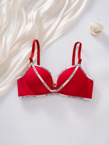 All 4 colors – Black, Red, Army Green, Pink padded bras