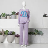 Printed Co-ord Set Lavender - Mannequin View