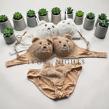 Plush Animal Lingerie Set – Bunny & Bear