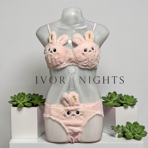 Plush Animal Lingerie Set – Bunny & Bear