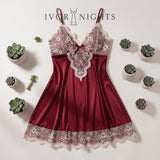 Lace Trim Babydoll Chemise