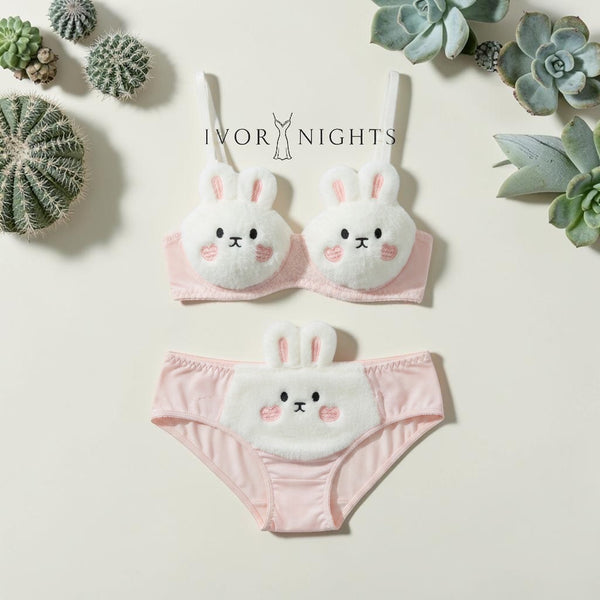 Plush Animal Lingerie Set – Bunny & Bear
