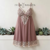 Lace Trim Babydoll Chemise