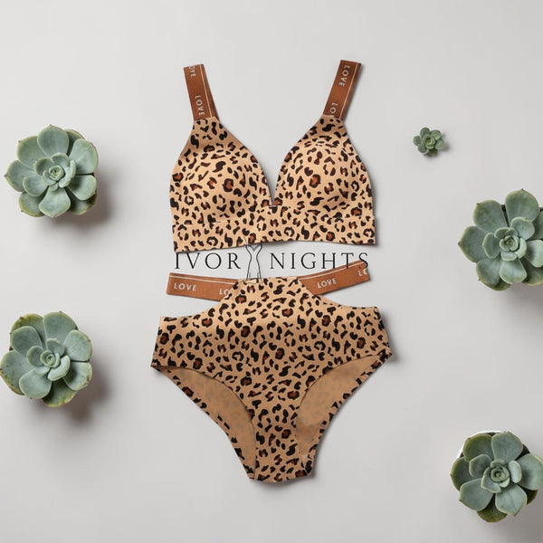 Leopard Print Lingerie Set – LOVE Band